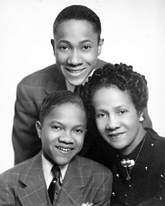 Nicholas Brothers With Their Mother